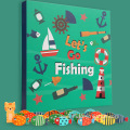 Kids Wooden Fishing Game Toy